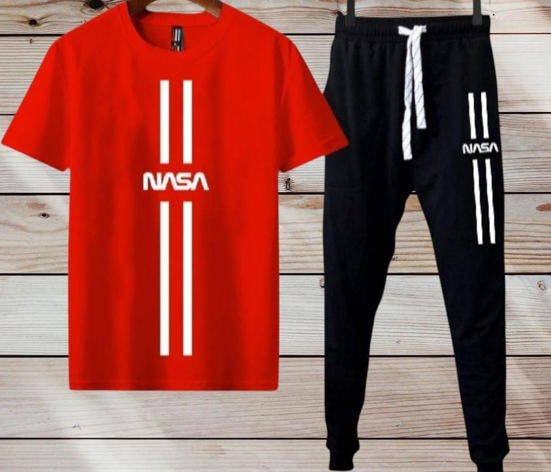 Nasa print track suits