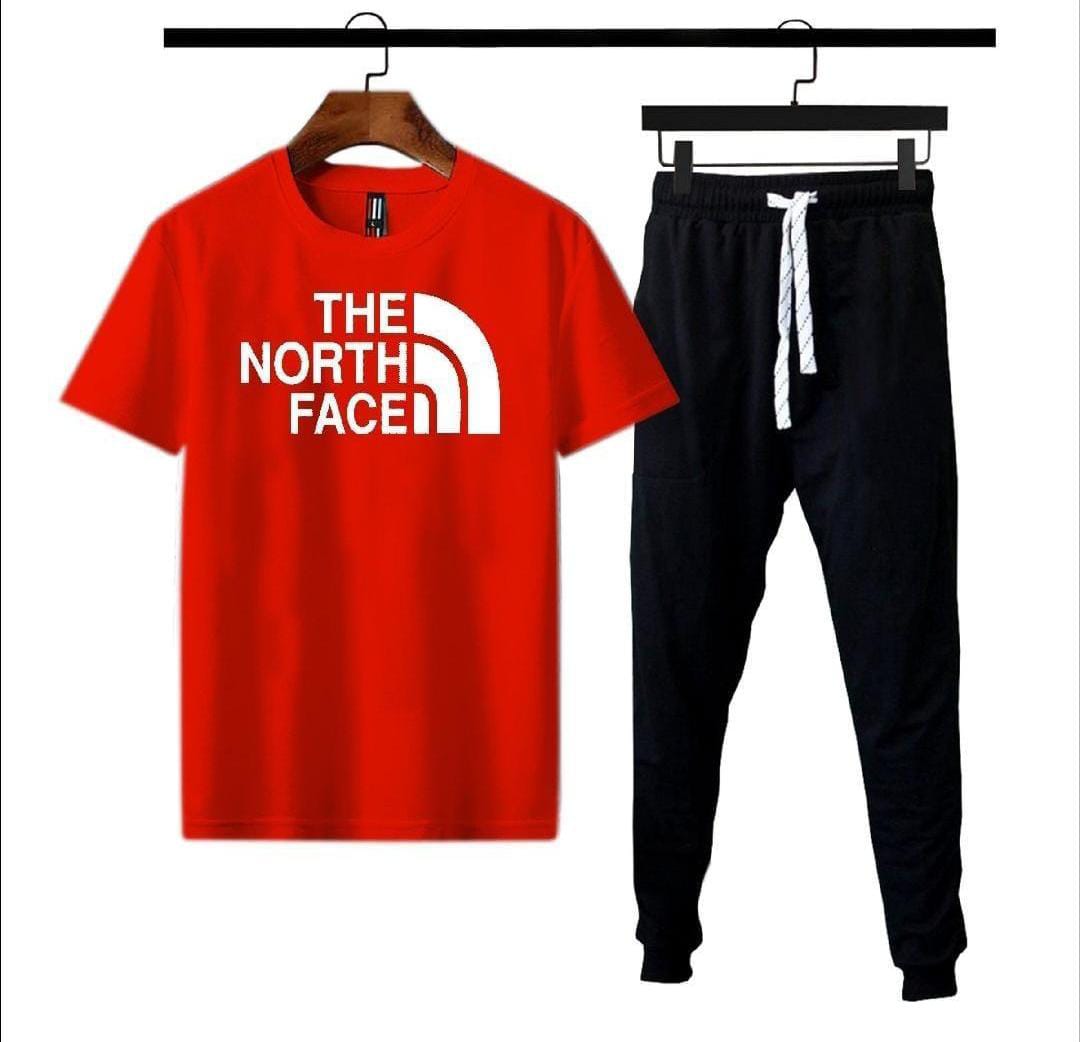 The north face print track suits